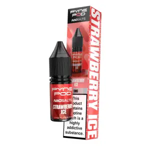 Strawberry Ice Nic Salt E-Liquid by Pyne Pod 10ml - 5mg